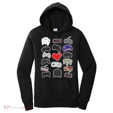 Retro Pixel Remote Love Women's Hoodie