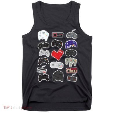 Retro Pixel Remote Love Tank Top