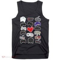 Retro Pixel Remote Love Tank Top thumb 0