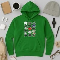 Retro Pixel Remote Love Hoodie thumb 3