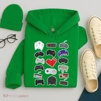 Retro Pixel Remote Love Hoodie thumb 4