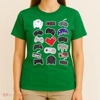 Retro Pixel Remote Love T-Shirt thumb 4