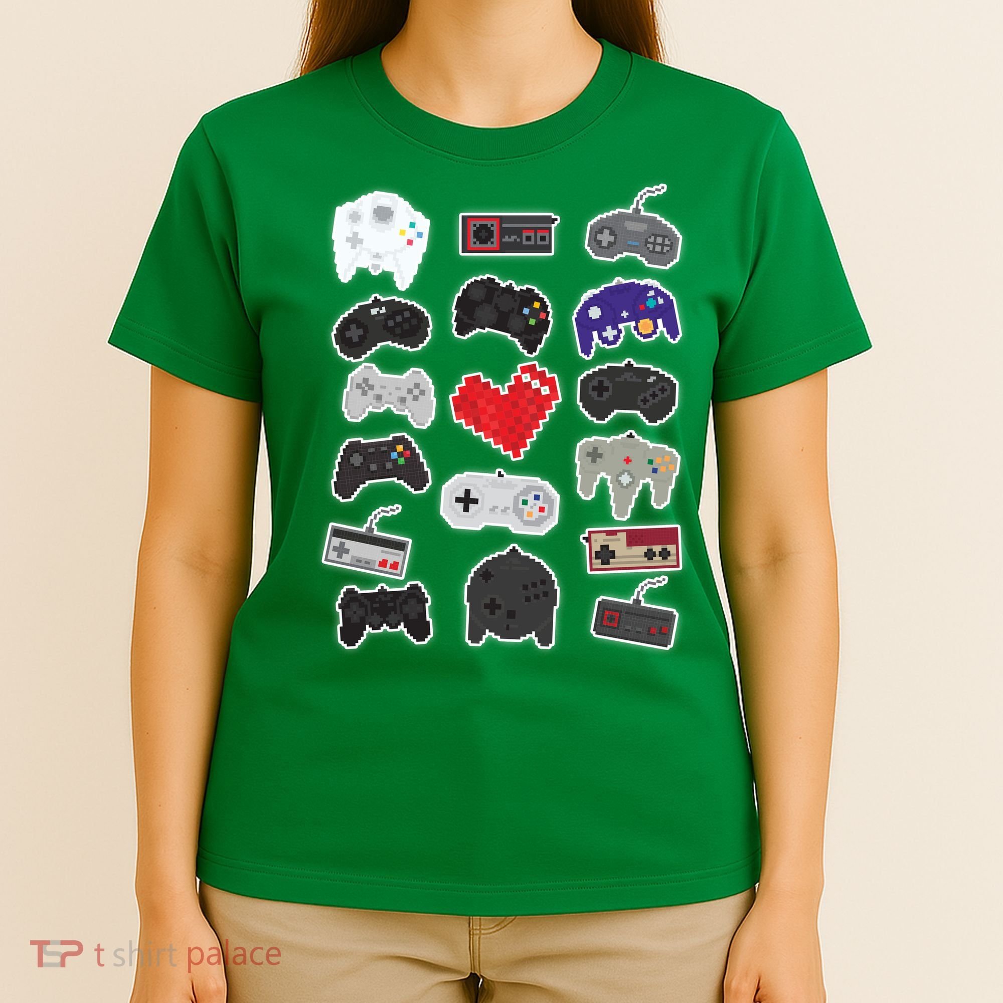 Retro Pixel Remote Love T-Shirt