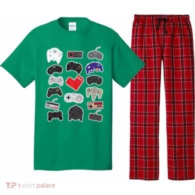 Retro Pixel Remote Love Pajama Set