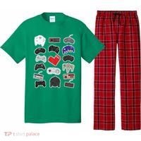 Retro Pixel Remote Love Pajama Set thumb 0