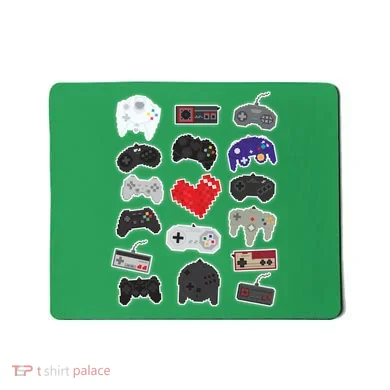 Retro Pixel Remote Love Mousepad