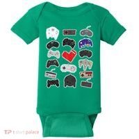 Retro Pixel Remote Love Baby Bodysuit thumb 0