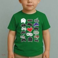 Retro Pixel Remote Love Toddler T-Shirt thumb 2