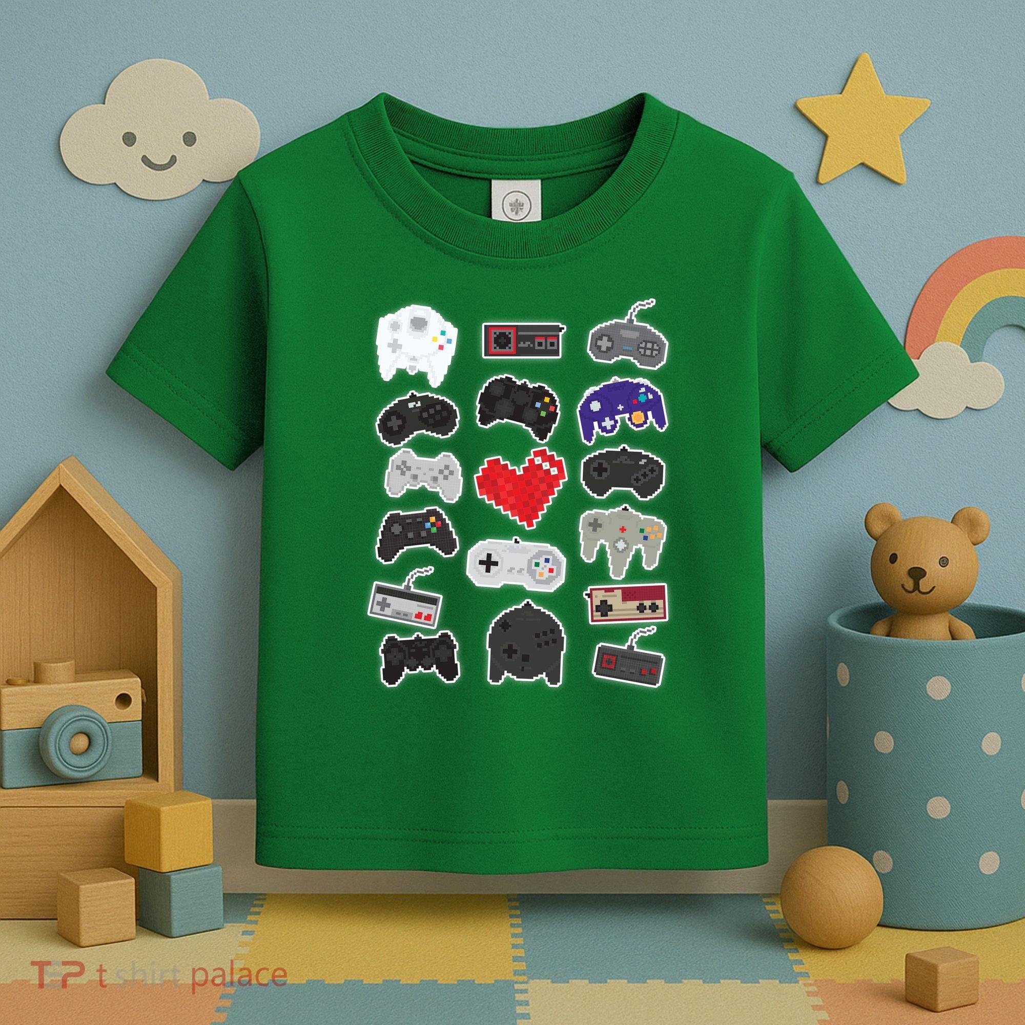 Retro Pixel Remote Love Toddler T-Shirt