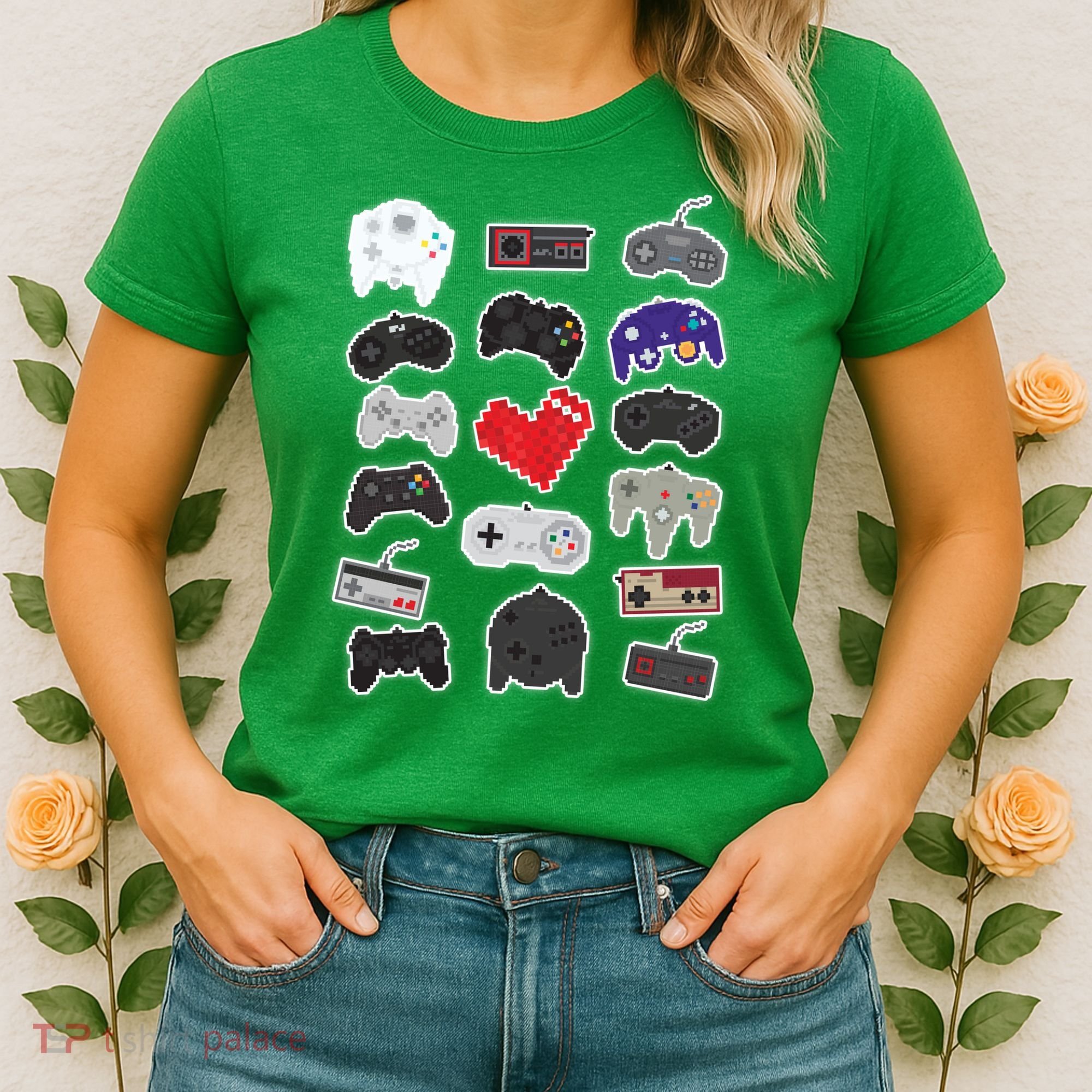 Retro Pixel Remote Love Women's T-Shirt