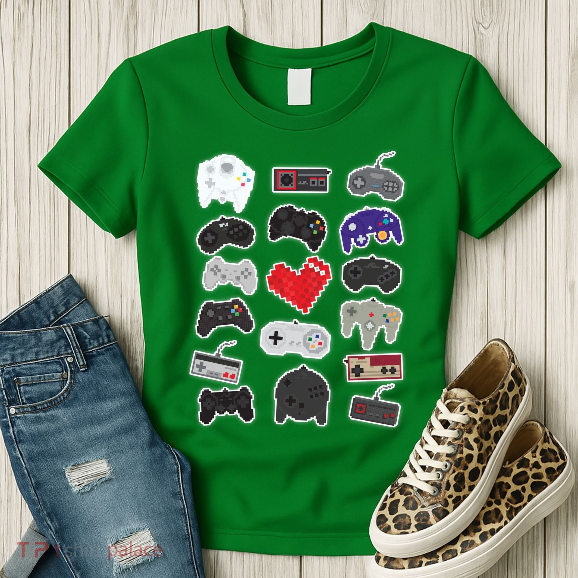 Retro Pixel Remote Love Women's T-Shirt