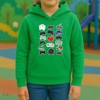 Retro Pixel Remote Love Kids Hoodie thumb 3