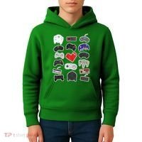 Retro Pixel Remote Love Kids Hoodie thumb 4