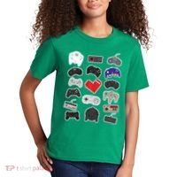 Retro Pixel Remote Love Kids T-Shirt thumb 2