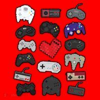 Retro Pixel Remote Love Santa Hat thumb 1