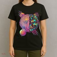 Retro Polygon Bear Vintage 80's T-Shirt thumb 4