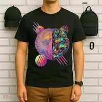 Retro Polygon Bear Vintage 80's T-Shirt thumb 6