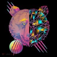 Retro Polygon Bear Vintage 80's T-Shirt thumb 7