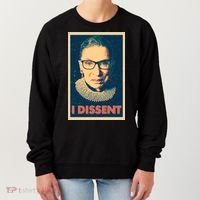 Retro Poster Ruth Bader Ginsburg I Dissent RBG Women's Sweatshirt thumb 0