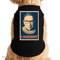 Retro Poster Ruth Bader Ginsburg I Dissent RBG Doggie Tank thumb 0