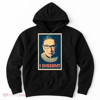 Retro Poster Ruth Bader Ginsburg I Dissent RBG Hoodie