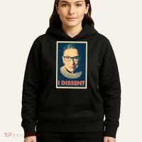 Retro Poster Ruth Bader Ginsburg I Dissent RBG Hoodie thumb 5