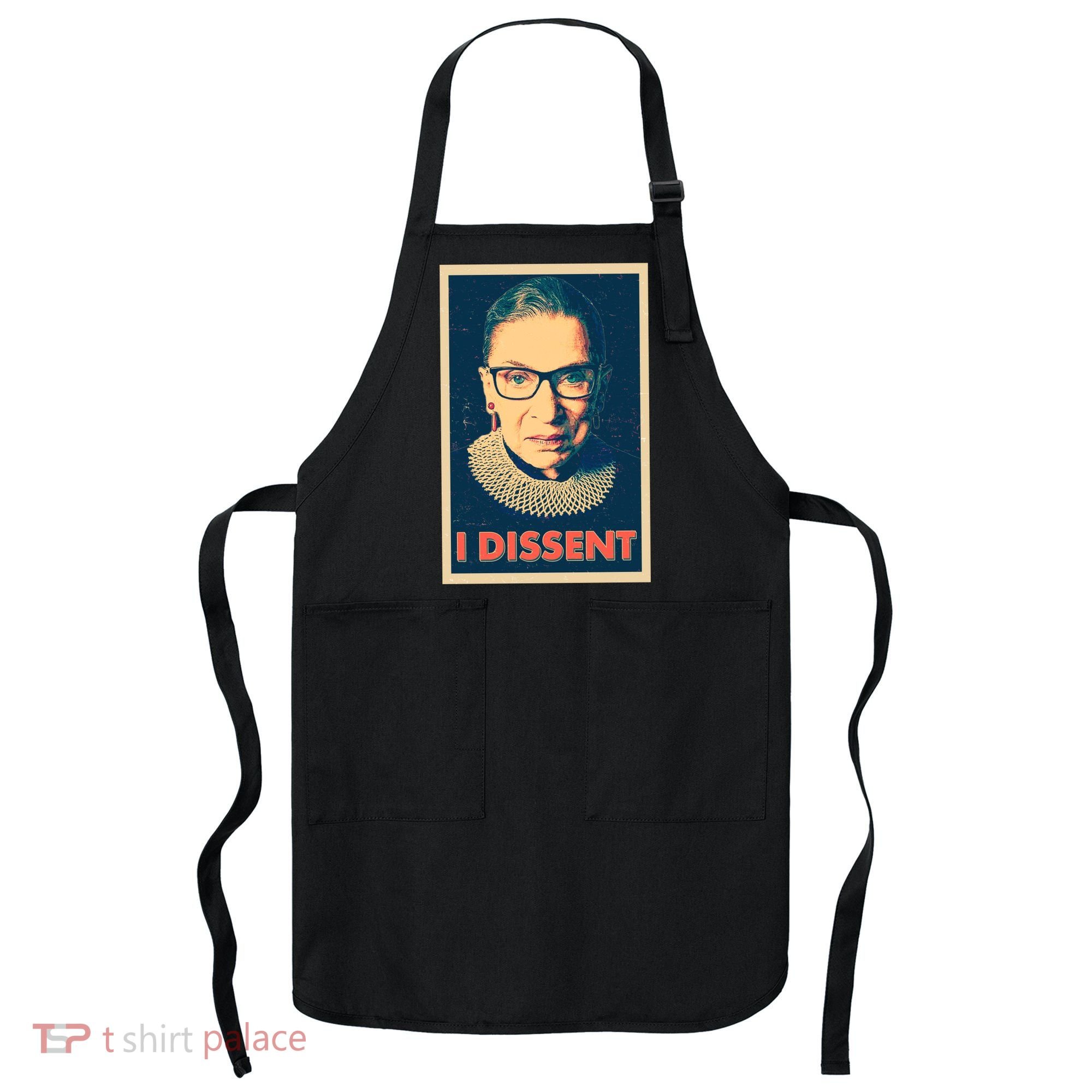 Retro Poster Ruth Bader Ginsburg I Dissent RBG Apron