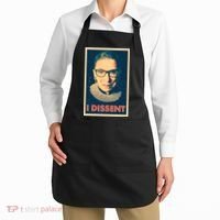 Retro Poster Ruth Bader Ginsburg I Dissent RBG Apron thumb 2
