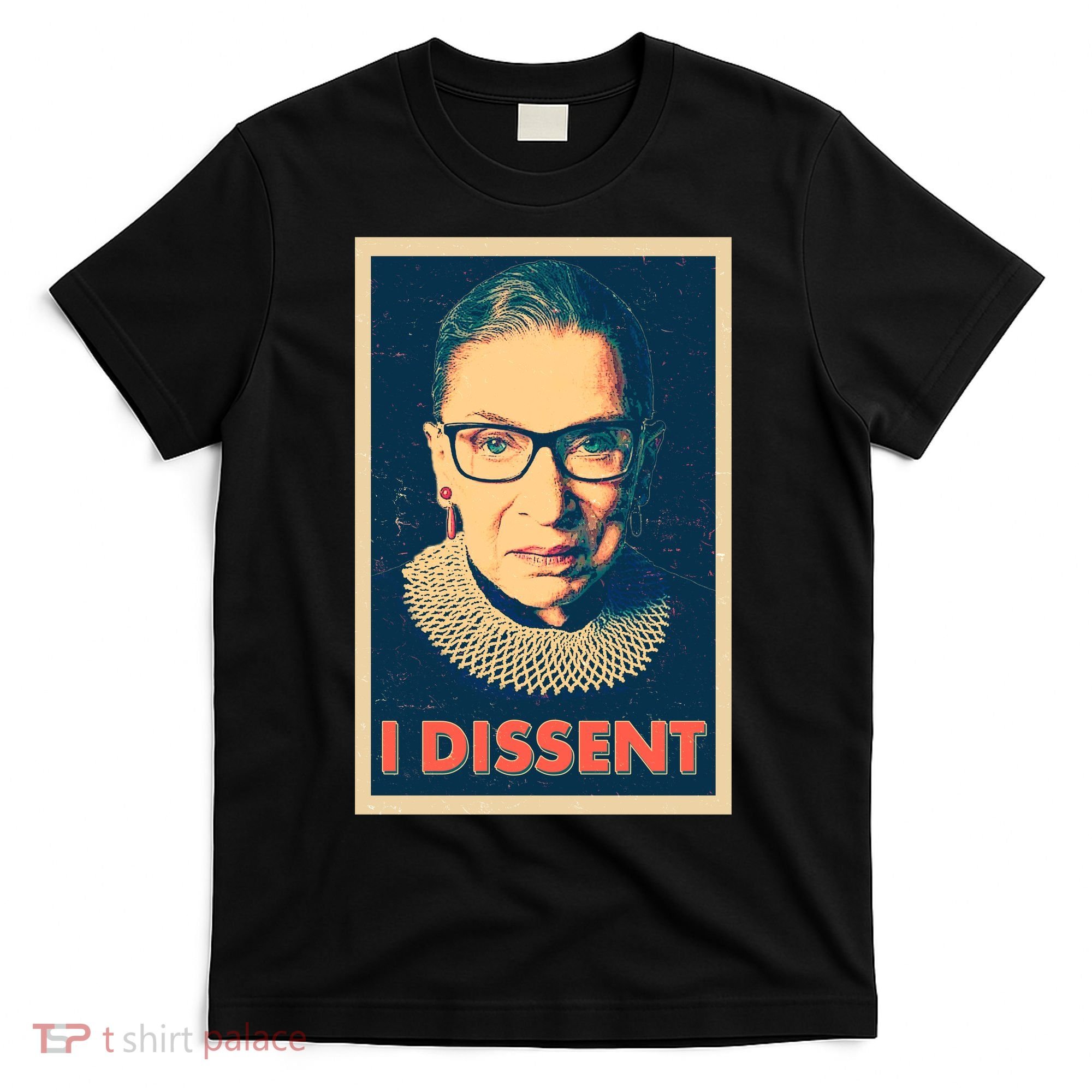 Retro Poster Ruth Bader Ginsburg I Dissent RBG T-Shirt
