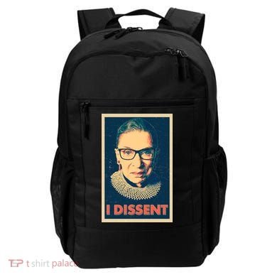 Retro Poster Ruth Bader Ginsburg I Dissent RBG Backpack