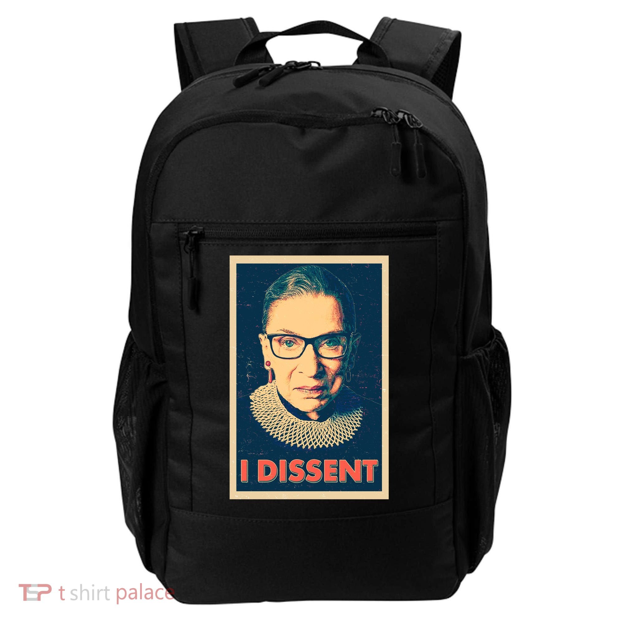Retro Poster Ruth Bader Ginsburg I Dissent RBG Backpack