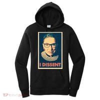 Retro Poster Ruth Bader Ginsburg I Dissent RBG Women's Hoodie thumb 0