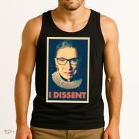 Retro Poster Ruth Bader Ginsburg I Dissent RBG Tank Top thumb 3
