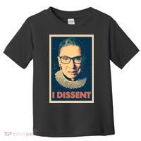 Retro Poster Ruth Bader Ginsburg I Dissent RBG Toddler T-Shirt thumb 0