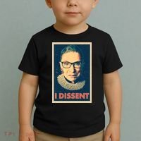 Retro Poster Ruth Bader Ginsburg I Dissent RBG Toddler T-Shirt thumb 2
