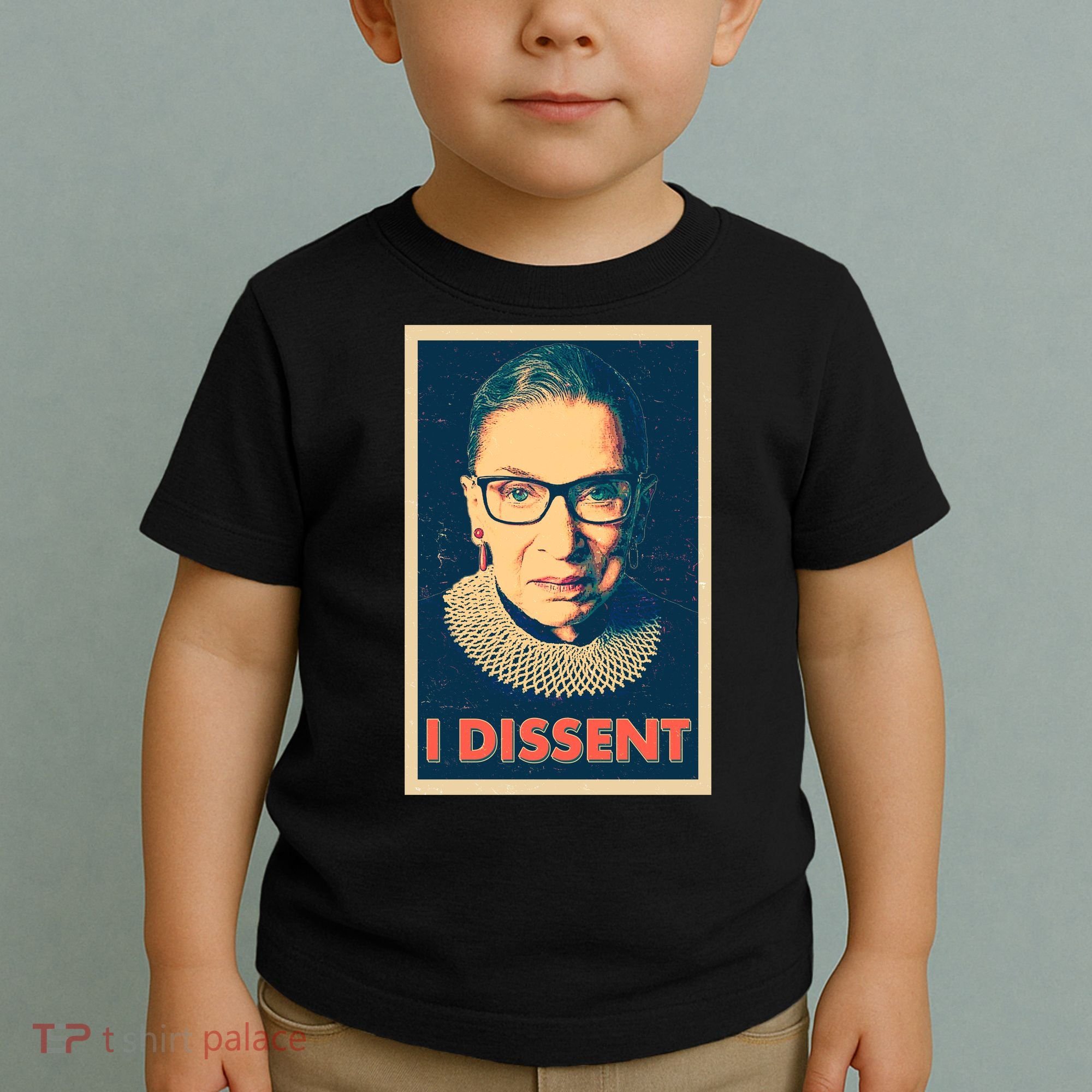 Retro Poster Ruth Bader Ginsburg I Dissent RBG Toddler T-Shirt