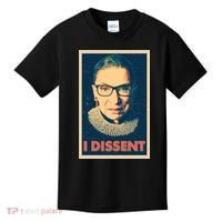 Retro Poster Ruth Bader Ginsburg I Dissent RBG Kids T-Shirt thumb 0