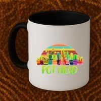 Retro Pot Head Plant Lover Coffee Mug thumb 2