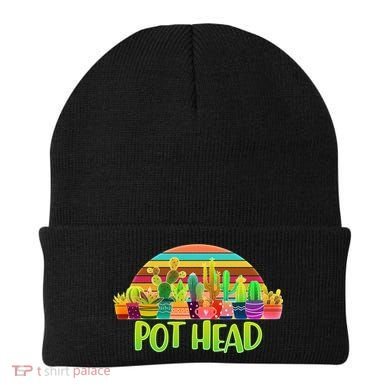 Retro Pot Head Plant Lover Beanie