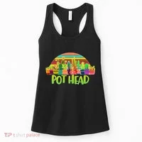 Retro Pot Head Plant Lover Women's Tank Top thumb 0