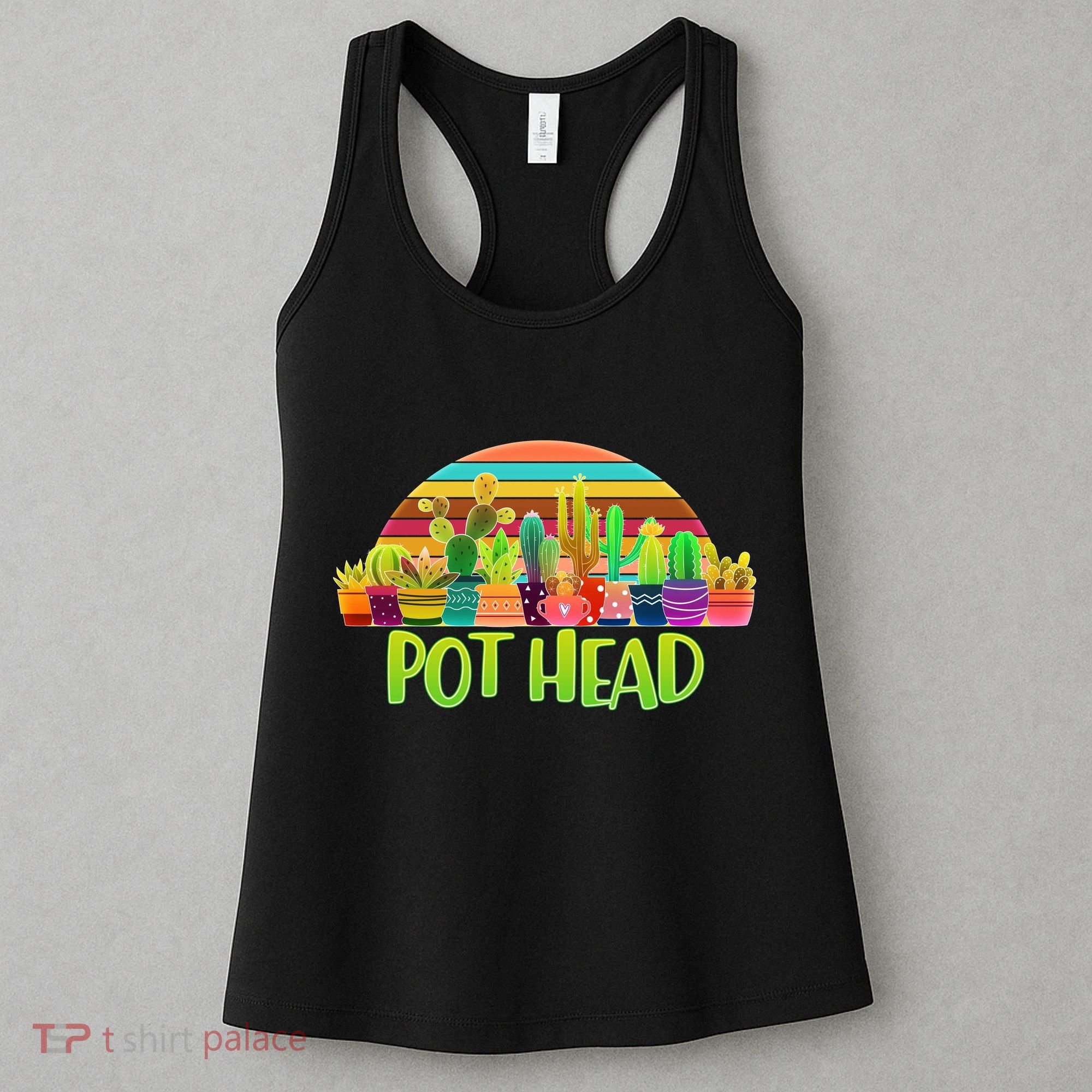 Retro Pot Head Plant Lover Women's Tank Top