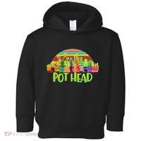 Retro Pot Head Plant Lover Toddler Hoodie thumb 0