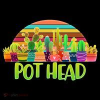 Retro Pot Head Plant Lover Toddler T-Shirt thumb 4