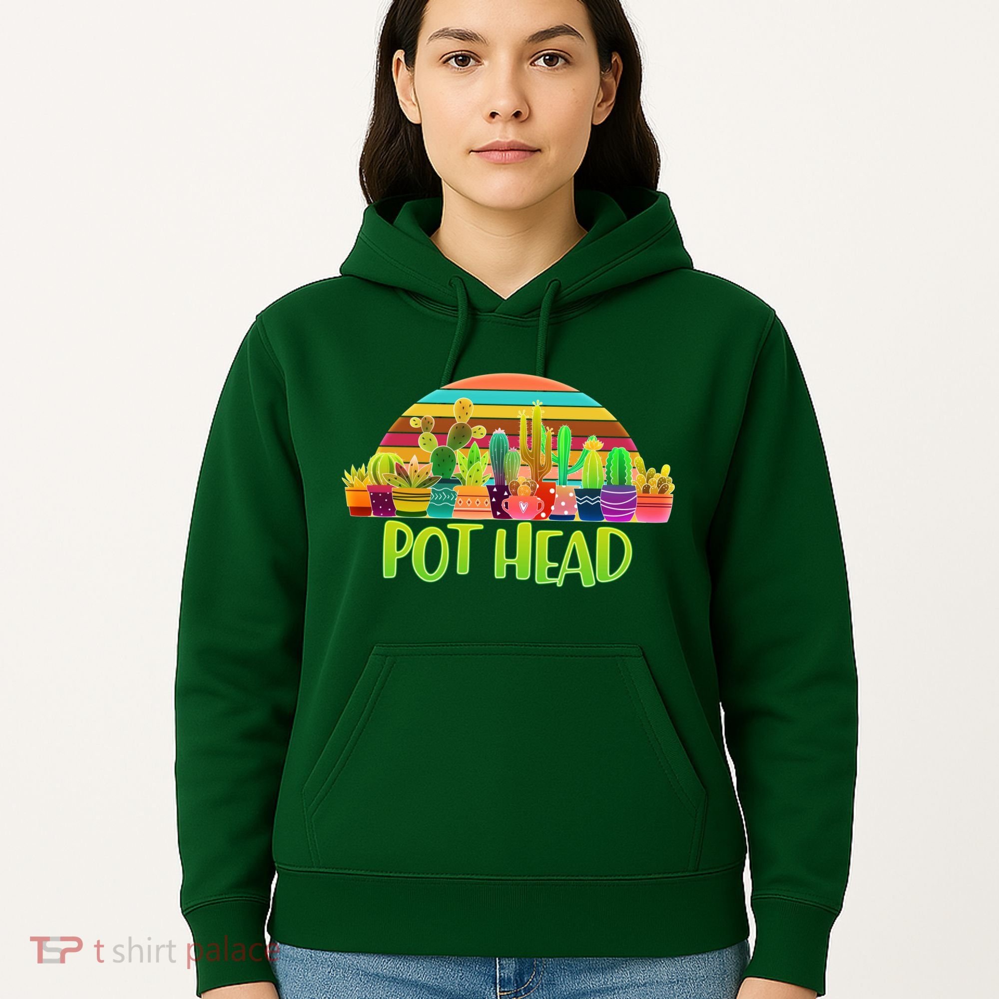 Retro Pot Head Plant Lover Hoodie