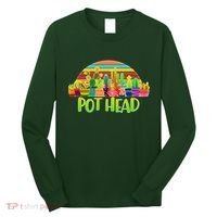 Retro Pot Head Plant Lover Long Sleeve Shirt thumb 0