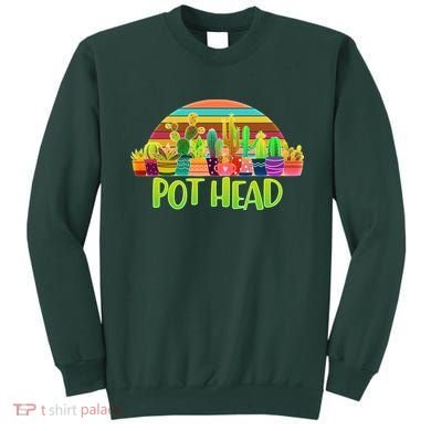 Retro Pot Head Plant Lover Sweatshirt