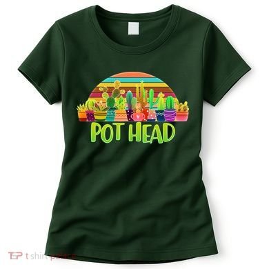 Retro Pot Head Plant Lover Women's T-Shirt