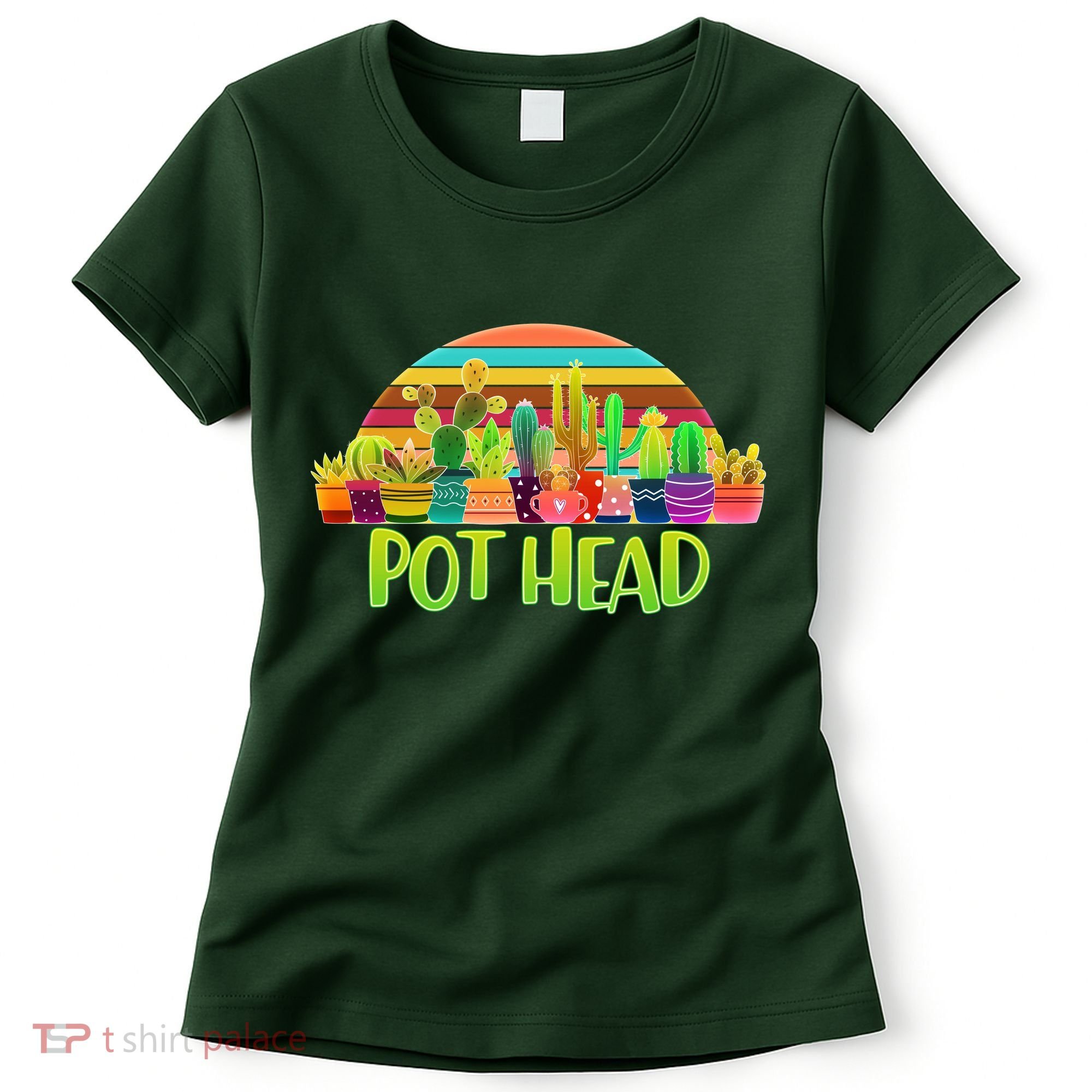 Retro Pot Head Plant Lover Women's T-Shirt