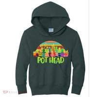 Retro Pot Head Plant Lover Kids Hoodie thumb 0