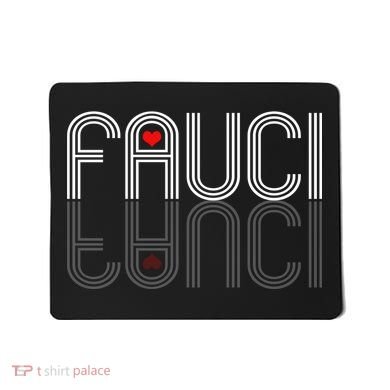 Retro Pro I Heart Dr Fauci Mousepad